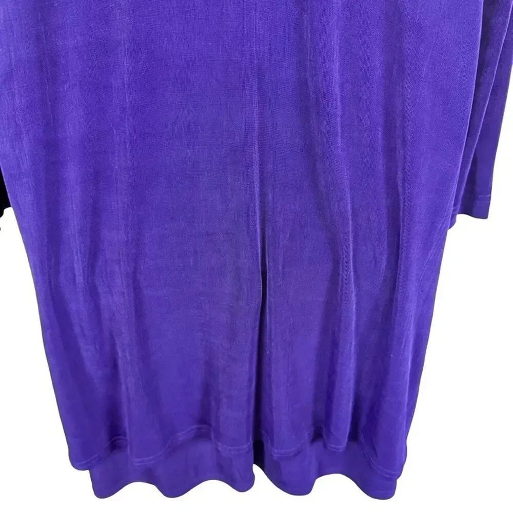 Rabbit Designs USA Made Y2K Purple Sleeveless Dress & Jacket Set 2 Piece 16W